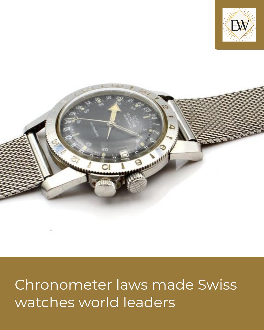 Surprising fact: Switzerland’s dominance in wristwatch exports after WWI wasn’t just craftsmanship—it was legal strategy. In 1915 Swiss watchmakers successfully lobbied to get the term chronometer legally defined and regulated, which let Swiss firms certify movements to strict precision standards and use that label as a global quality shortcut; that regulatory move helped Swiss brands command premium markets decades before modern marketing existed.

At Experts Watches we lean on chronometer-certified pieces for proven precision and historical pedigree.

Full details in our bio. 👇

#Watches #Chronometer #SwissWatch #Timepieces #WatchLovers #ClassicWatches #WatchCommunity