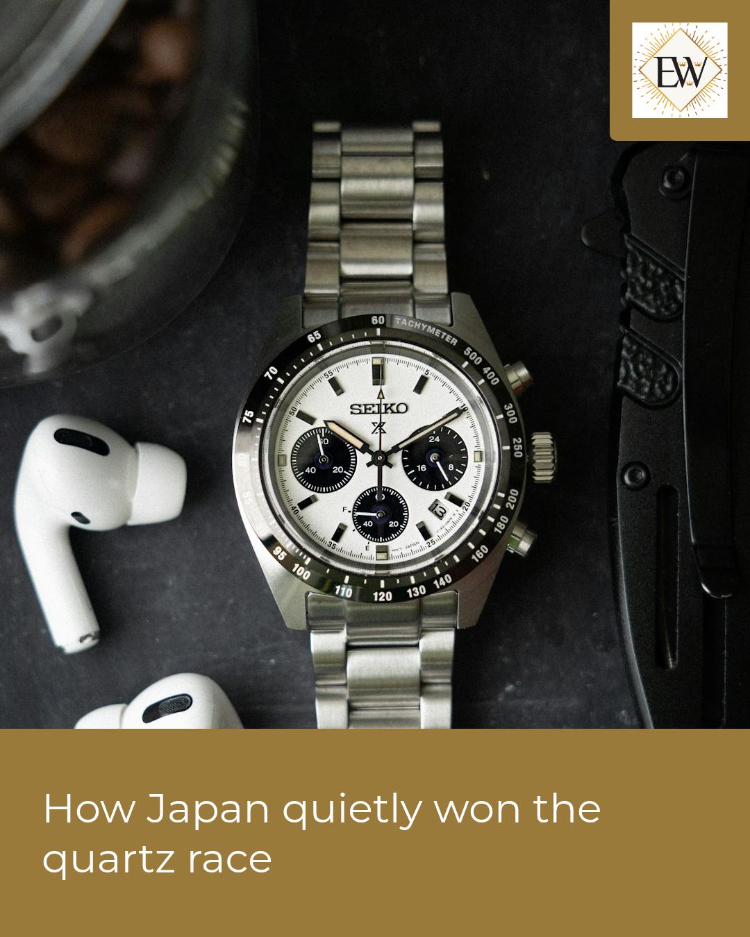 Surprising fact: Japan’s quartz revolution wasn’t just Seiko’s 1969 Astron—Tokyo firms had already been developing low-cost, high-volume quartz modules for consumer clocks in the early 1960s, and Seiko deliberately engineered the Astron to prioritize manufacturability and serviceability over exotic specs; that practical mindset let Japanese brands scale quartz production quickly and undercut Swiss makers without sacrificing reliability.

At Experts Watches we spotlight Japanese pieces that marry practical engineering with long-term reliability.

Go see it for yourself, link in our profile.

#QuartzWatch #JapaneseWatches #SeikoLovers #TimelessStyle #ReliableWatch #WatchNews #FashionWatch