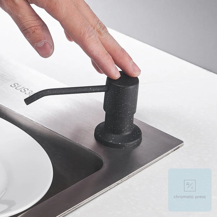 Your kitchen sink deserves a touch of elegance. This sleek chrome soap dispenser keeps your countertop organized and clutter-free while adding a polished finish to your space.

The 400ml capacity means fewer refills, and the stainless steel pump is built to last through daily use.

https://chromatic-press.myshopify.com/products/deck-mounted-kitchen-400ml-soap-dispensers-stainless-steel-pump-chrome-finished-for-kitchen-built-in-counter-top-dispenser-23091705585871101

#KitchenEssentials #SoapDispenser #ChromeFinish #CountertopDecor #HomeOrganization