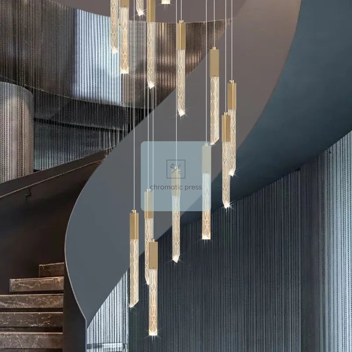Ever wondered how to transform your staircase into a stunning focal point?

This HD Modern LED Chandelier combines sleek chrome-gold design with cascading crystal elements to create an elegant spiral of light. Perfect for villas, living rooms, and grand halls.

The LED bulbs deliver brilliant illumination while keeping energy costs down. Dimmable control lets you set the perfect ambiance for any occasion.

Polished steel construction ensures durability, backed by a 3-year warranty.

Grab yours for $1,009.99 at https://chromatic-press.myshopify.com/products/hd-modern-led-staircase-chandelier-crystal-hanging-lights-chrome-gold-long-spiral-lamp-living-room-villa-hall-indoor-decor-lamps1705586218453

#ChandelierLights #ModernLighting #CrystalChandelier #HomeDecor #LuxuryLighting