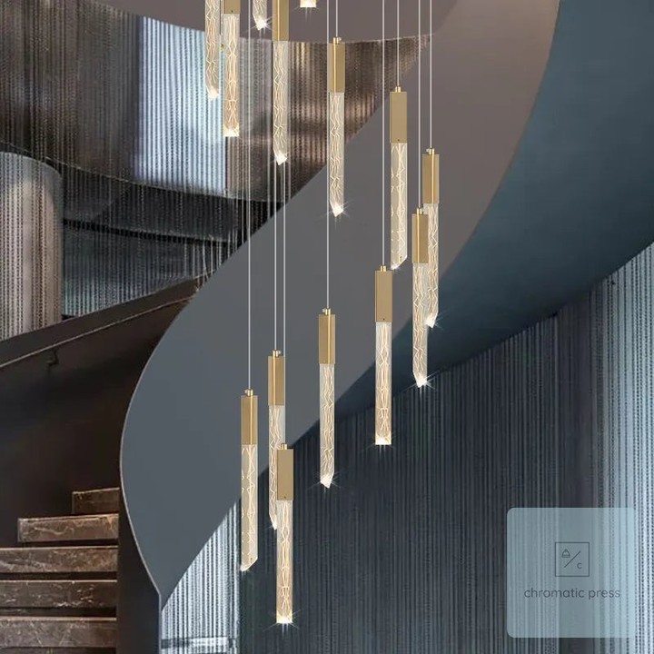 Ever wondered how to turn a staircase into a stunning focal point?

This modern LED chandelier does exactly that. The cascading crystal design catches light beautifully, creating an elegant spiral effect that transforms any entryway or living room.

Chrome gold finish + stainless steel construction = timeless sophistication that lasts. LED bulbs included, so you're ready to install and enjoy immediately.

Perfect for villas, halls, or anyone craving that luxury hotel vibe at home.

Grab yours for $1,009.99 at https://chromatic-press.myshopify.com/products/hd-modern-led-staircase-chandelier-crystal-hanging-lights-chrome-gold-long-spiral-lamp-living-room-villa-hall-indoor-decor-lamps1705586218453

#ModernChandelier #CrystalLights #StaircaseDecor #HomeElegance #InteriorDesign