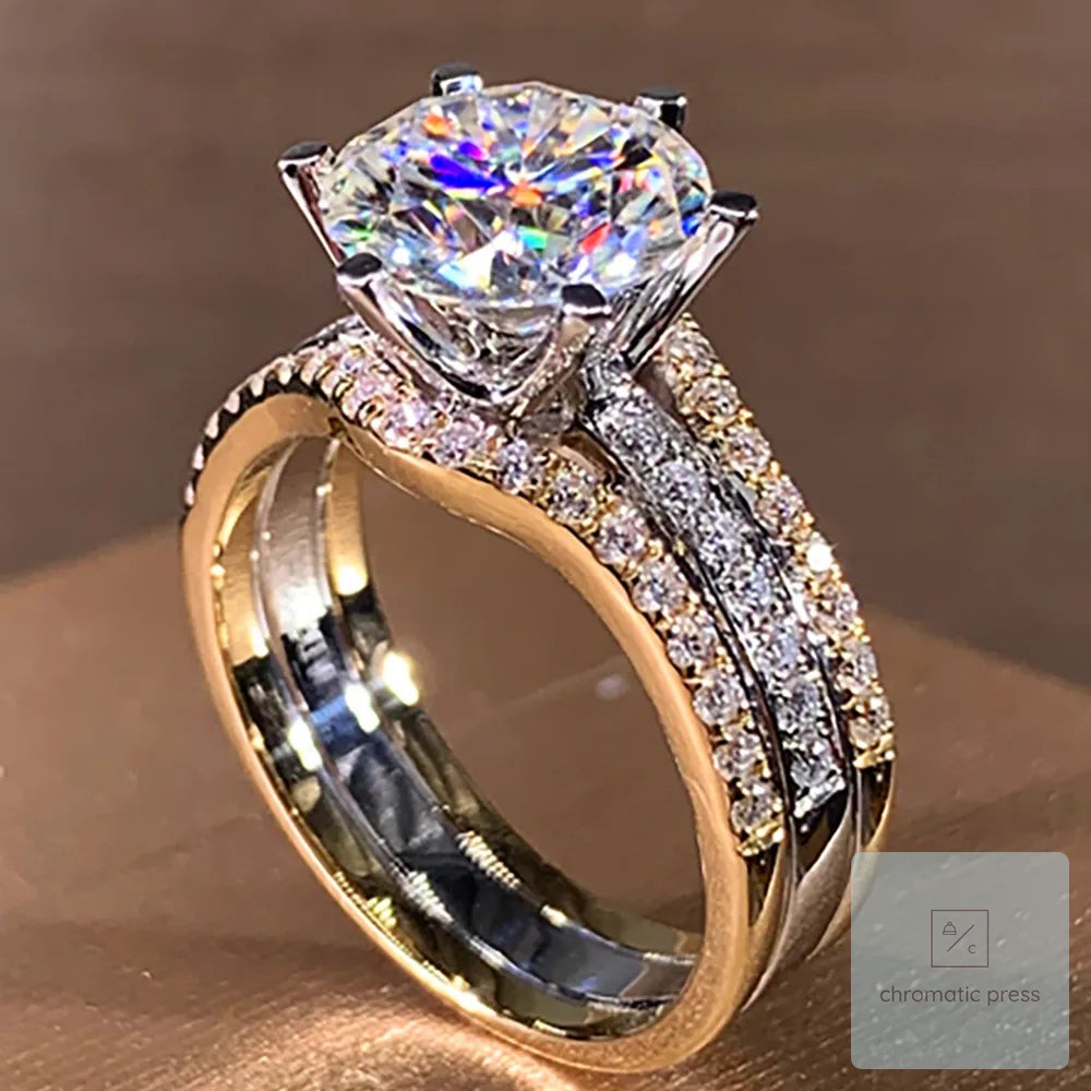 Luxury engagement rings don't have to drain your savings.

This 18K yellow gold bridal set features stunning round moissanite that sparkles just like diamond, with certified authenticity and a trendy crown design. Perfect for your big moment.

https://chromatic-press.myshopify.com/products/18k-au750-yellow-gold-women-wedding-party-engagement-ring-1-2-3-4-5-carat-round-moissanite-diamond-ring-bridal-sets-crown-trendy1705585951052

#EngagementRing #MoissaniteRing #WeddingJewelry #BridalSets #GoldRing