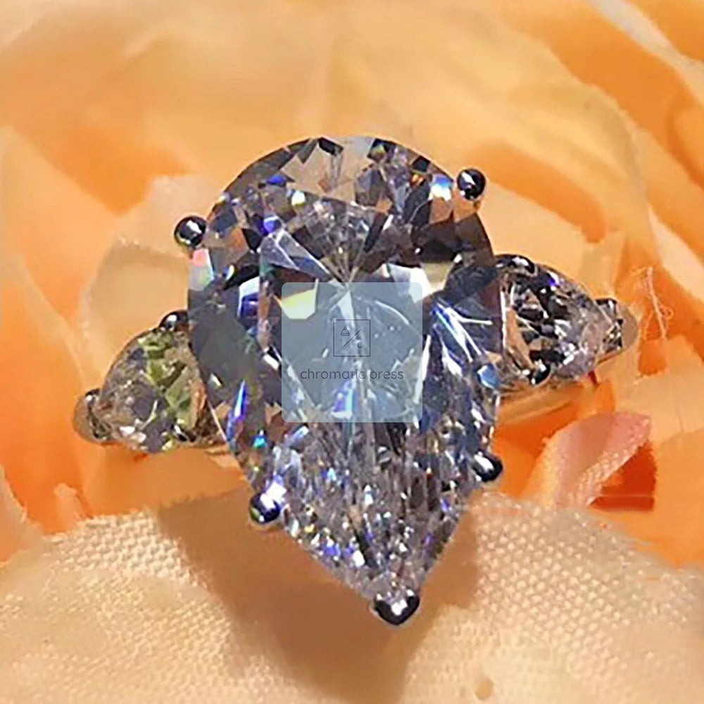 Your engagement moment deserves a ring that's as stunning as you are.

This 18K white gold water drop pear ring features brilliant moissanite that catches every light, giving you that luxury sparkle without compromise. Certified, elegant, and designed for the woman who knows what she wants.

Available now for $676.99 at https://chromatic-press.myshopify.com/products/18k-au750-white-gold-women-wedding-party-engagement-ring-1-2-3-4-5-carat-water-drop-pear-moissanite-diamond-ring-elegant-trendy1705585951044

#EngagementRing #MoissaniteRing #WhiteGoldRing #WeddingJewelry #TrendyStyle
