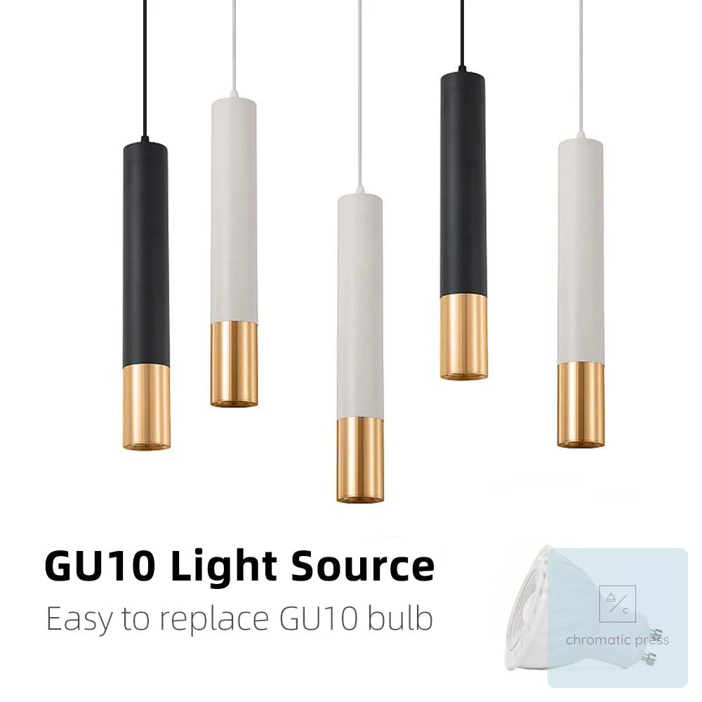 Sleek pendant lighting transforms any kitchen or bar into a modern gathering space.

This brushed finish LED lamp delivers clean, contemporary style that complements any décor. The GU10 LED bulb is already included—just hang it up and enjoy warm, focused light right away.

Perfect for kitchen islands, dining areas, or accent lighting. Available now for $67.99.

Shop: https://chromatic-press.myshopify.com/products/long-tube-brushed-finish-with-round-chassis-gu10-led-pendant-lamp-indoor-kitchen-island-bar-black-white-gold-hanging-light1705586218412

#ModernLighting #KitchenDesign #PendantLamp #LEDLighting #HomeDecor