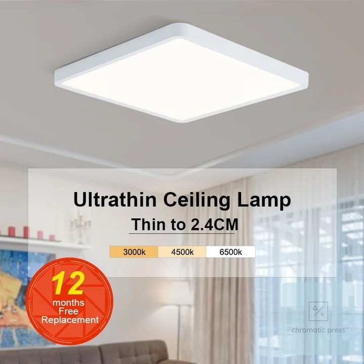 Ever struggle with harsh overhead lighting that makes your space feel cold?

This ultra-thin LED ceiling lamp transforms any room with soft, even light that actually feels welcoming. At just 2.4cm thick, it disappears into your ceiling while delivering bright, modern lighting for living rooms, bedrooms, kitchens—everywhere.

Easy touch control. Energy-efficient. Covers up to 30 square meters. And it installs flush against your ceiling for a sleek, contemporary look.

Get yours for $68.99 at https://chromatic-press.myshopify.com/products/led-ceiling-lamp-2-4cm-ultra-thin-24w-36w-modern-panel-ceiling-lights-for-living-room-bedroom-kitchen-indoor-lighting-85v-265v1705586218657

#LEDCeilingLamp #ModernLighting #HomeDecor #SmartLighting #InteriorDesign