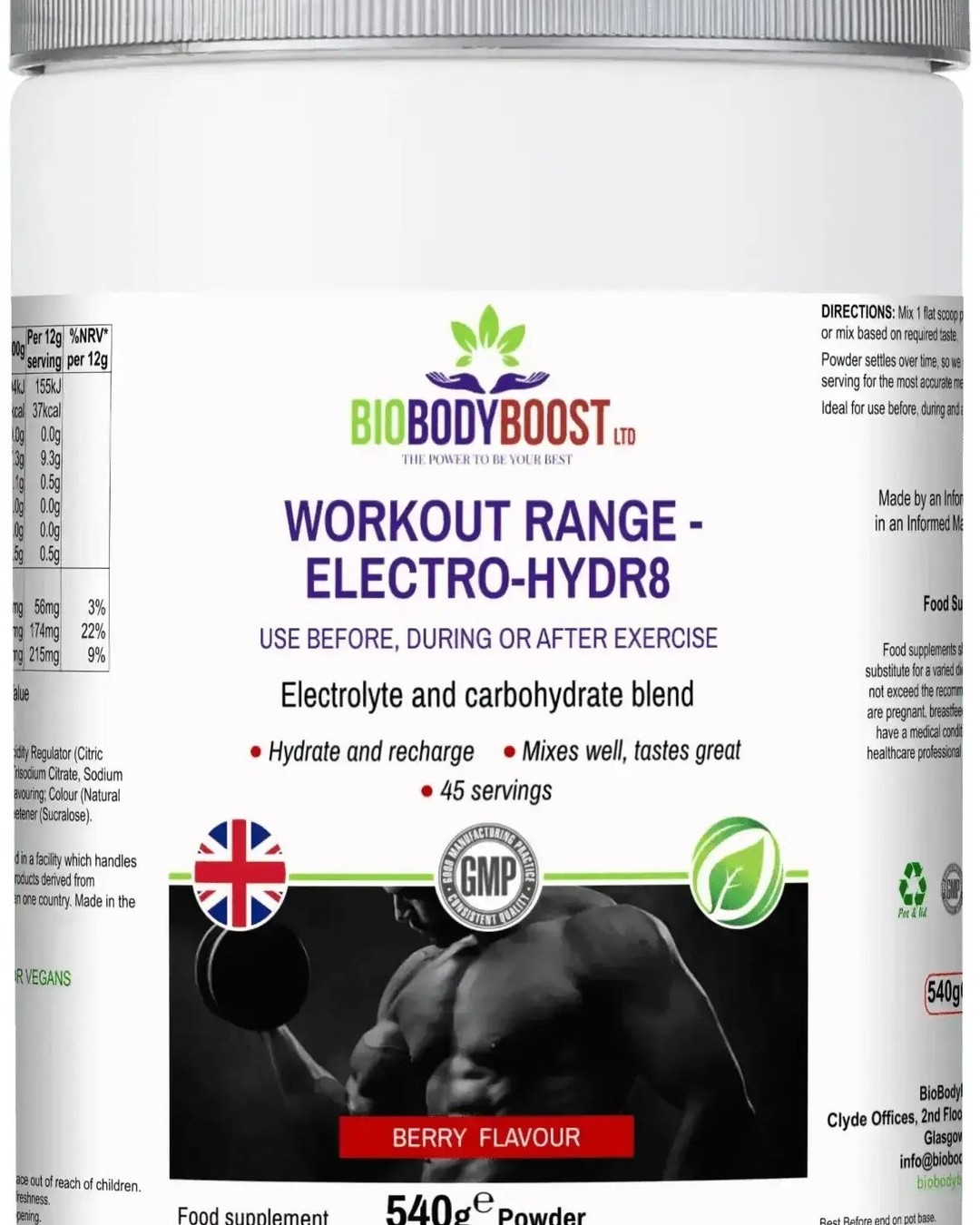 Ever wonder why water alone isn't enough after a workout?

Electro-Hidr8 replenishes the electrolytes your body actually needs — sodium, potassium, and chloride — to restore proper hydration and fluid balance. Clean formula, light berry flavour, low sugar. Whether you're training hard, travelling, or facing the heat, rapid rehydration has never been simpler.

#ElectrolyteHydration #SportsNutrition #HydrationSupport #FitnessEssentials #RecoveryDrink