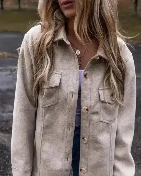 Your wardrobe needs that one piece that does it all. Meet your new shacket — the shirt-jacket hybrid that layers effortlessly over anything and works with everything in your autumn rotation.

Light grey. Flap pockets. Relaxed fit that actually feels comfortable.

It's practical, it's versatile, it's exactly what you've been looking for. Now at £42.78.

#ShacketStyle #AutumnEssentials #WomensFashionUK #LayeringPiece #ShacketWomenUK