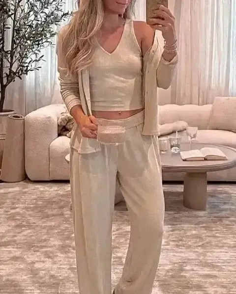 If you have spent any time scrolling UK fashion content recently, you will have noticed that one item keeps appearing: the three-piece cosy knit set. It is everywhere — on lifestyle feeds, in Sunday morning flat lays, on the backs of the most followed UK fashion accounts — of ...