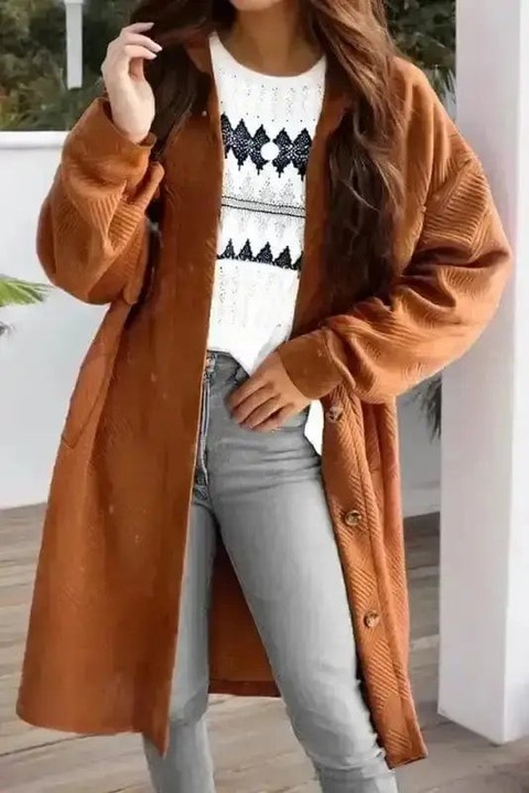 97% polyester with medium stretch means this coat moves with you, not against you.

The Gold Flame textured duster drapes like a dream—those drop shoulders and longline cut elongate your frame while the collared design keeps things polished.

Perfect for layering over anything. Textured fabric catches the light beautifully, adding that luxury feel without the fuss.

Elevate your everyday style for £41.99. Available now at 

#DusterCoatUK #TexturedCoat #LonglineCoat #FallFashion #WomensFashion