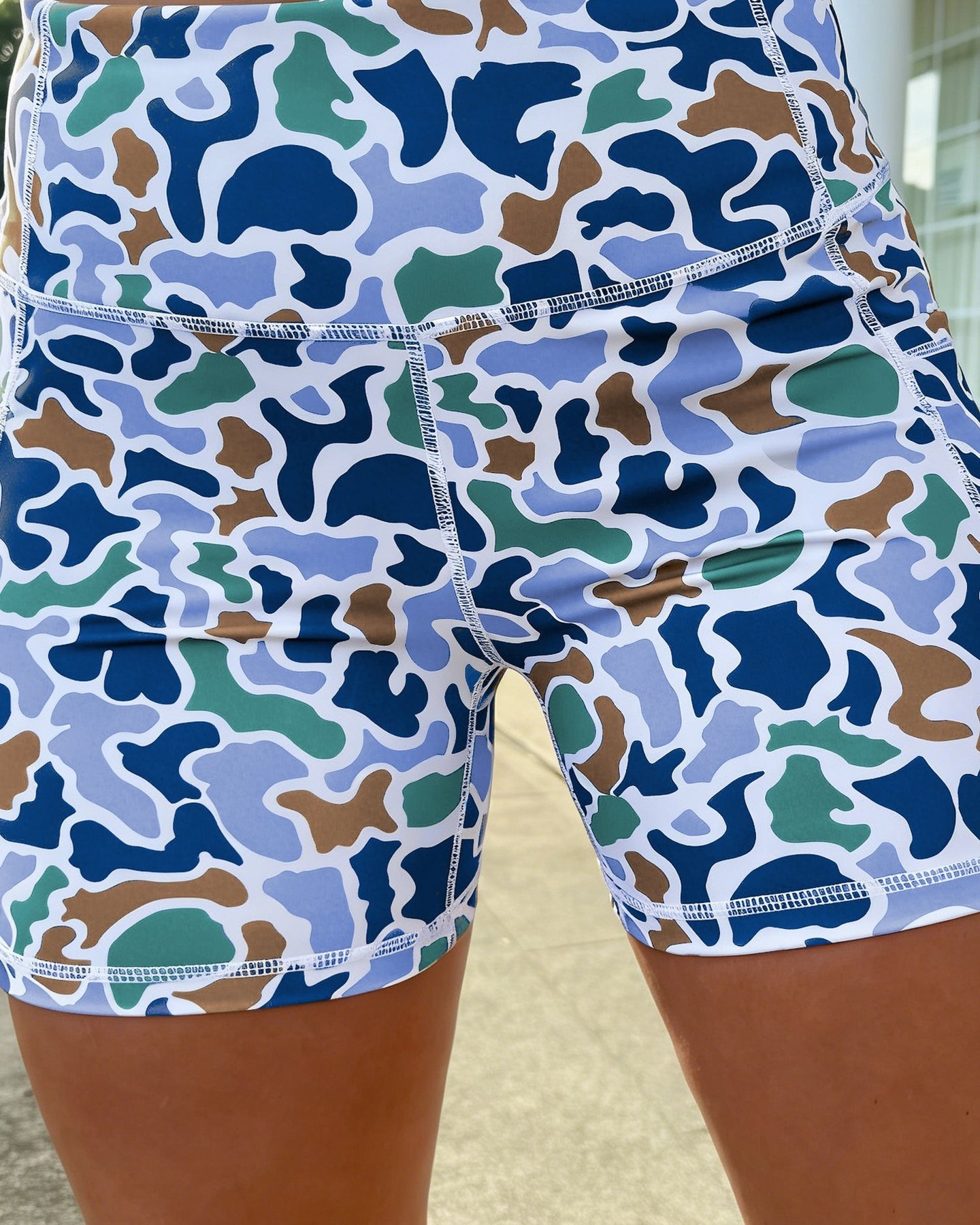 95% of women say comfort is non-negotiable in their activewear—and these abstract camo biker shorts deliver exactly that.

The bold camo print turns heads while the seam detailing sculpts and flatters. High-stretch fabric moves with you from gym to street, all day long.

Available in Sky Blue and Blue. Now at £17.20.

Shop now: 

#BikerShortsWomen #AbstractCamo #AthleisureStyle #ActivewearEssentials #WomensFashion