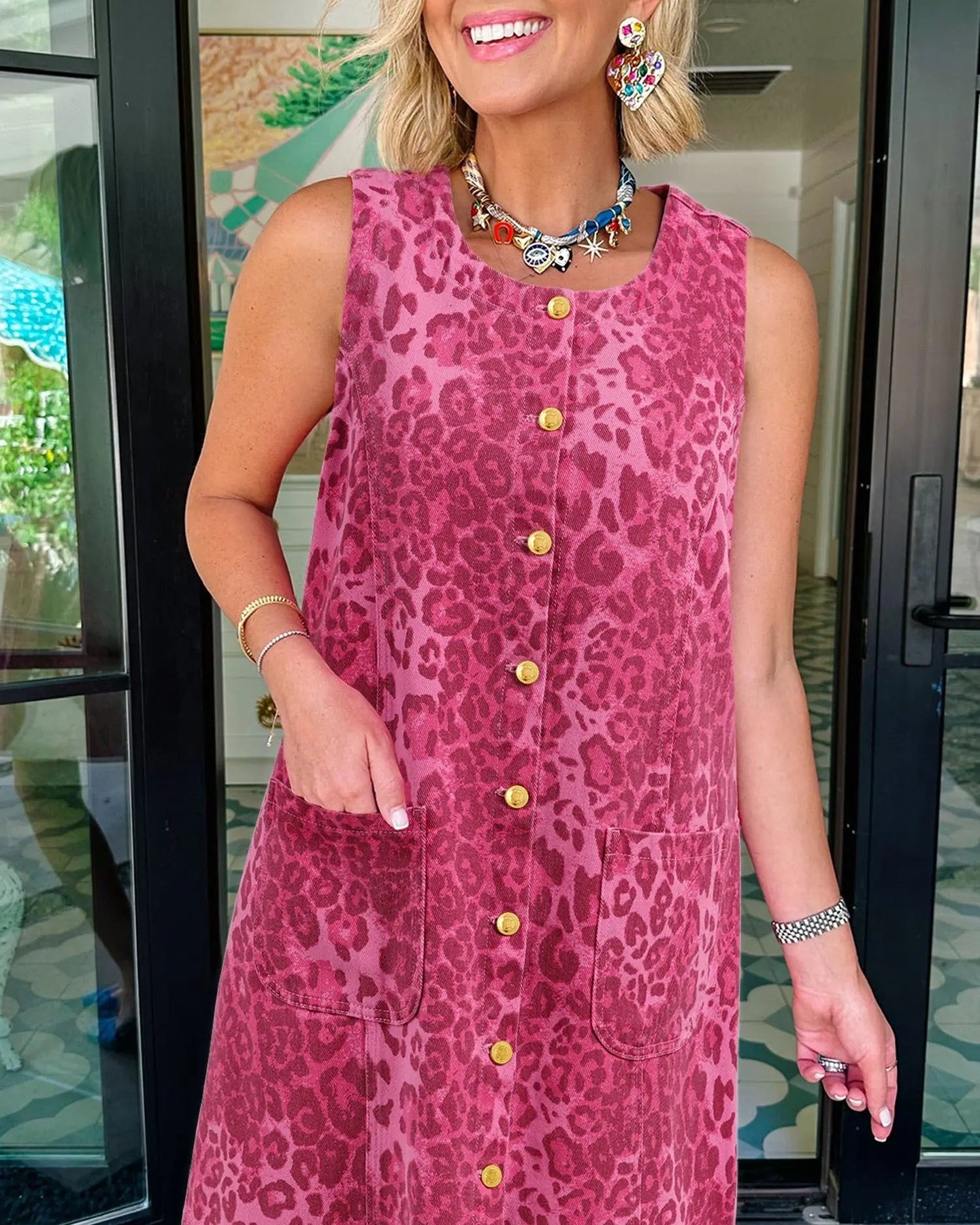 Ever wondered how to make denim feel bold without trying too hard?

This leopard print shift dress does exactly that. The button-front design keeps it effortlessly wearable, while the animal print steals the show every single time.

Dress it down with trainers or elevate it for nights out — this piece works for literally everything.

Now at £48.91.

Shop now: 

#LeopardPrintDress #DenimDress #MiniDress #AnimalPrint #CasualStyle