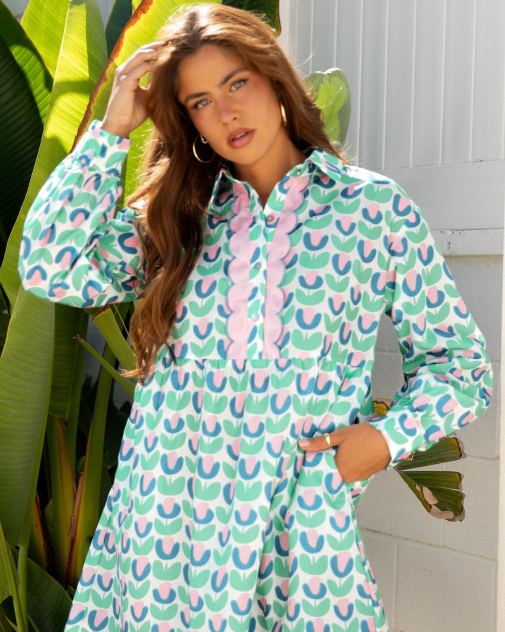 Ever noticed how one dress can transform your entire wardrobe?

This green floral mini combines artisan craftsmanship with effortless elegance. The scalloped trim and notched neckline create flattering, feminine details that work from garden parties to smart casual outings. Long sleeves keep it versatile year-round.

#ArtisanDress #FloralDress #MiniDress #FeminineStyle #SmartCasual