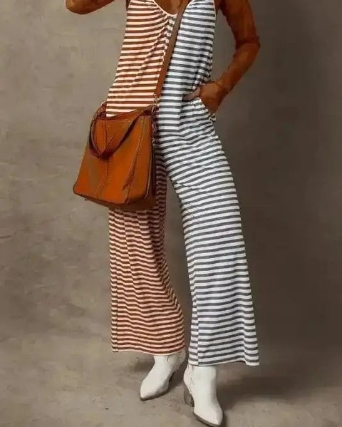 Bold colour blocks and graphic stripes—this jumpsuit doesn't whisper, it shouts.

The wide-leg silhouette is effortlessly flattering while the two-tone design delivers instant visual impact. One piece, complete outfit. No overthinking needed.

Perfect for making a statement this summer, available now for £24.99.

#CitrusChicJumpsuit #WideLegjumpsuit #SummerStyle #ColourBlockFashion #StatementPiece