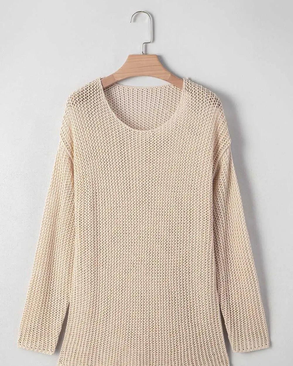 Ever wondered how to layer without the bulk?

This Smoke Gray Open-Knit Crochet Jumper is your answer. The intricate open-knit design keeps you cool while the relaxed shift silhouette flatters every shape. Full-length sleeves, a gorgeous U-neckline, and 100% acrylic fabric that stretches with you.

Boho-chic meets breathable comfort — the piece you'll reach for all season long.

Now at £26.99

#CrochetJumper #BohoStyle #WomensFashion #OpenKnitTop #LayeringEssentials