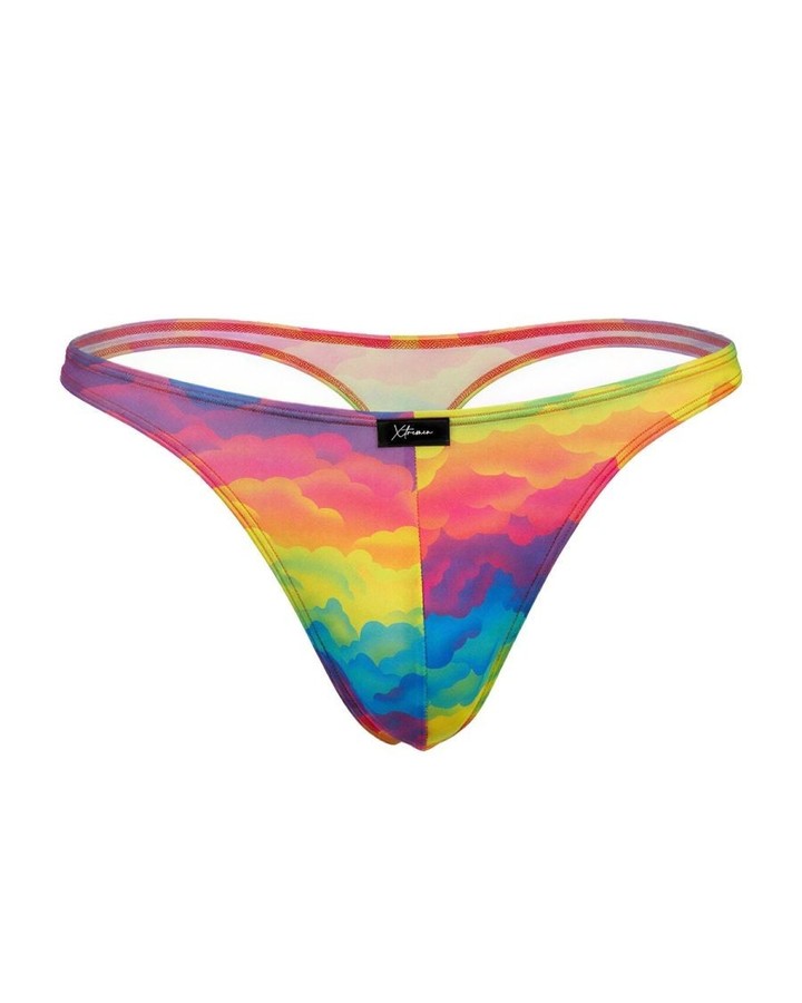 Ever wanted underwear that feels invisible but looks absolutely stunning?

Meet the Xtremen Rainbow Printed Microfiber Thong 91284. This isn't just comfort—it's confidence wrapped in a striking abstract wavy pattern that turns heads. The low-rise cut with high-cut leg openings hugs your body perfectly while staying completely hidden under your clothes.

Lightweight microfiber keeps you feeling fresh all day, no matter what you're doing. Style meets comfort in one seriously bold piece.

#XtremenStyle #MensUnderwear #ComfortAndStyle #MicrofiberThong #DailyEssentials