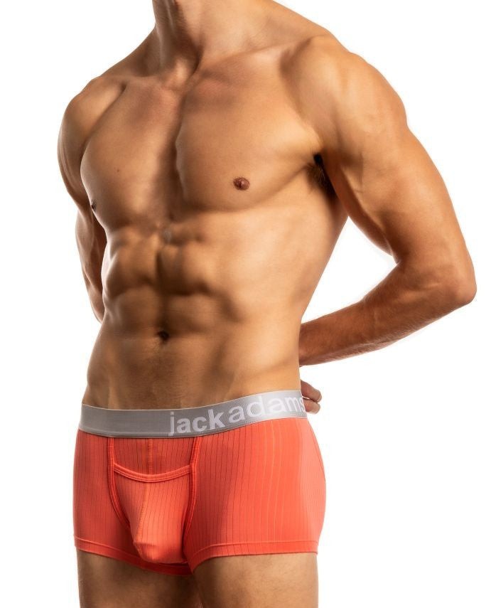 Ever wondered what it feels like to barely have anything on?

The Jack Adams Air Army Wide Ribbed Modal Trunk gives you that weightless comfort without sacrificing support. Made with LENZING™ Modal fabric—seriously soft—it keeps you cool and dry all day long.

The contour pouch gives you the support you need, while the quick-drying material handles whatever your day throws at you. Plus, the 4-way stretch moves with you, not against you.

Upgrade your everyday comfort. Available now for $35.00

#JackAdams #MensUnderwear #ComfyStyle #ModalTrunks #EverydayEssentials