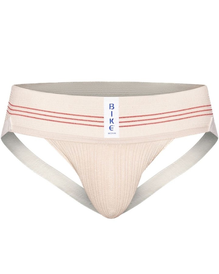 Classic comfort meets retro style with the Bike Athletic 1980's Vintage Jockstrap.

Built for all-day support without sacrificing breathability. The 85% cotton and 15% polyester blend keeps you cool whether you're hitting the gym or just living your day. 

That iconic cream colorway with red stripe details? Pure nostalgia that actually works.

Secure fit. Contoured support. Timeless appeal.

Grab yours for $41.50 at 

#VintageStyle #BikeAthletic #RetroFashion #ComfortWear #1980sNostalgia