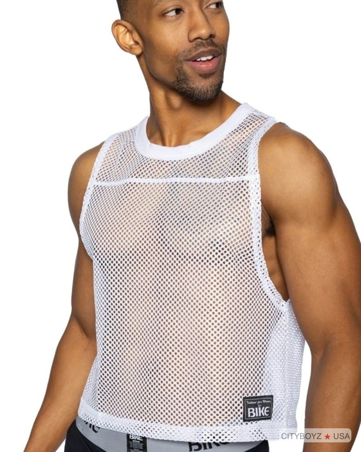 100% polyester mesh keeps you cool when things heat up. The Bike Athletic Sleeveless Practice Jersey breathes with you—no sweat, no stress.

Bold large-hole construction gives you that semi-sheer, confident look. Cropped length works for the gym, the street, or anywhere you're pushing hard.

Stay ventilated. Stay comfortable. Stay stylish.

Grab yours for $34.00 at 

#BikeAthletic #MeshJersey #GymWear #StreetStyle #MuscleShirt