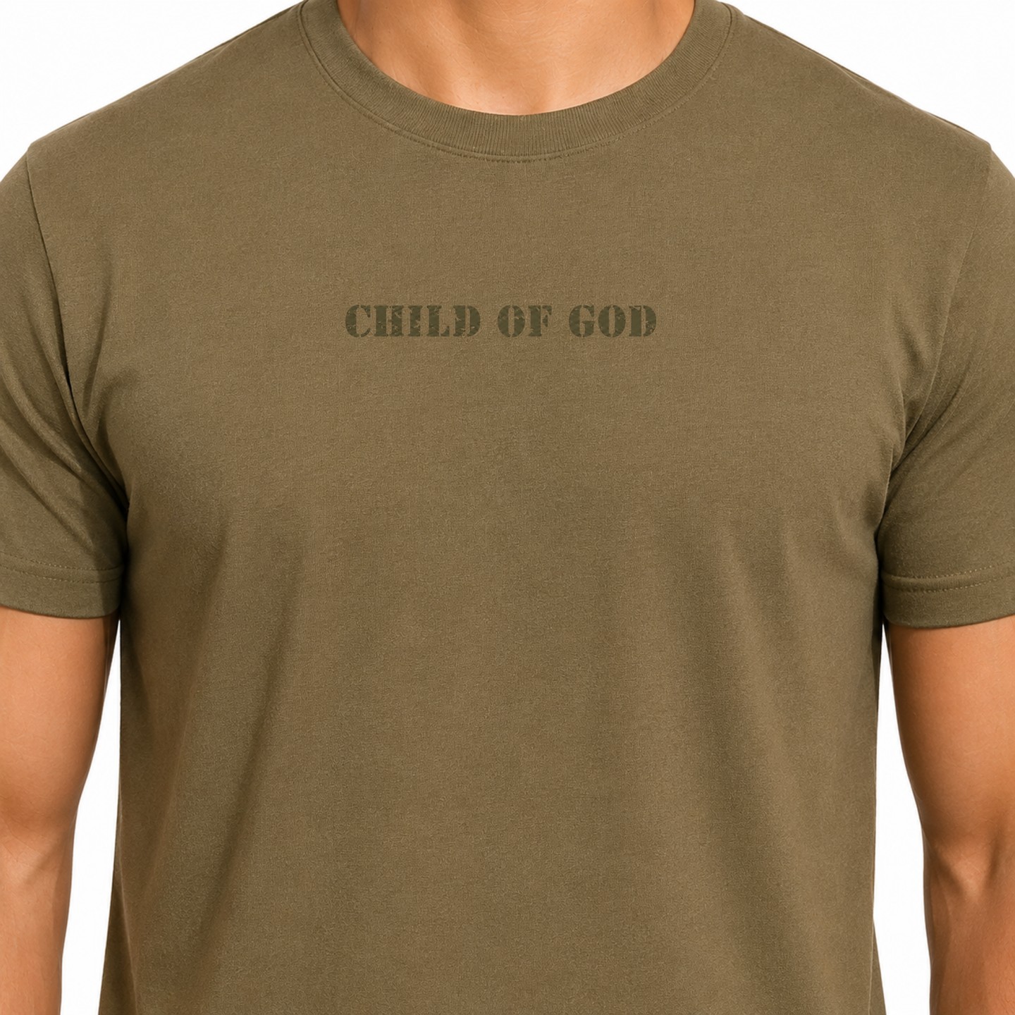 100% cotton construction built to last through everyday wear and washing.

The "Child of God" design in distressed style brings authentic faith expression to your wardrobe. Fade-resistant and shrink-resistant fabric means this shirt maintains its look season after season.

Available in Coyote Brown and Military Green, sizes S-3XL.

https://ssdlr.shop/l/a72749d5

#ChristianApparel #FaithBased #ChristianShirts #JesusShirt #QualityCotton