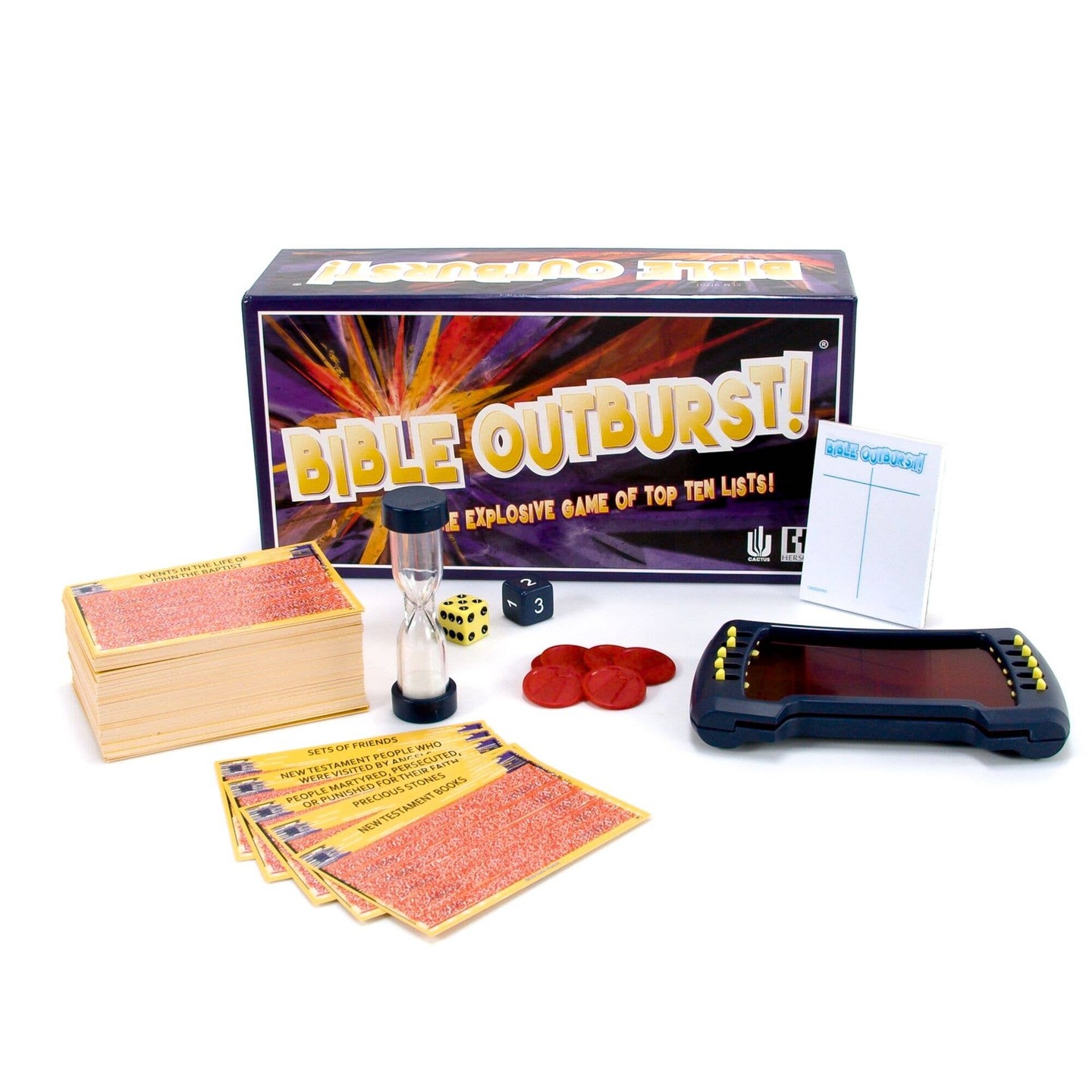 Bible Outburst® is the only party game that turns Bible knowledge into pure chaos and laughs.

45 seconds. 10 target answers. Endless shouting matches with your crew.

Whether it's "Names For Christ" or "Animals In The Bible," this game cranks up the energy and keeps everyone locked in. Perfect for game nights, church groups, or anyone who loves a challenge.

https://ssdlr.shop/l/4a758a87

#BibleOutburst #ChristianGames #PartyGameNight #FamilyFun #GameTime