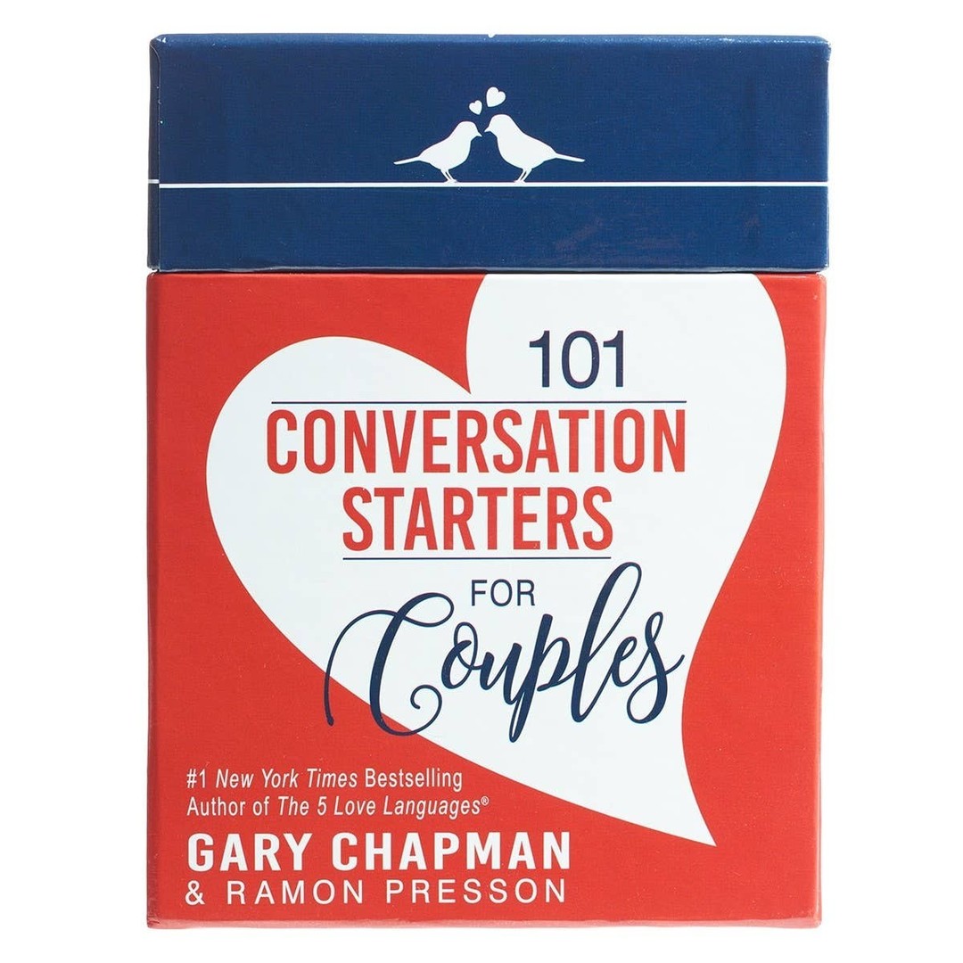 Coffee table conversations that turn into the best nights of your marriage.

These 101 questions help you rediscover who your spouse really is—the dreams, the stories, the funny moments you've forgotten. Created by Gary Chapman and Ramon Presson, this beautifully designed card set deepens connection and sparks genuine intimacy.

Perfect for date nights, road trips, or just slowing down together.

https://ssdlr.shop/l/df3c24a8

#CoupleGoals #MarriageStrengthening #DateNightIdeas #CouplesBonding #RelationshipGames