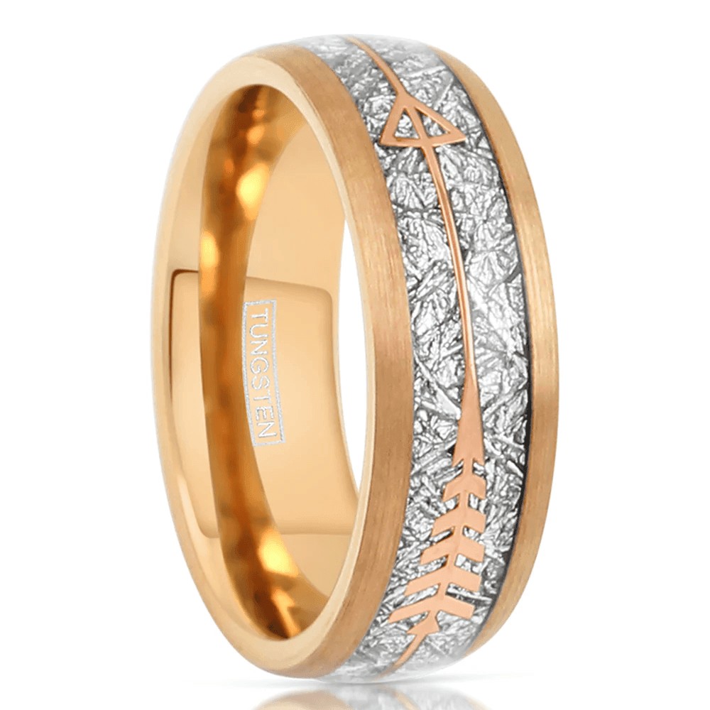 Rose Gold Tungsten Carbide Wedding Band Ring for Men & Women 8mm – Meteorite Inlay - Rose Arrow #Bracelets #Bracelet

https://ssdlr.shop/l/655b2998