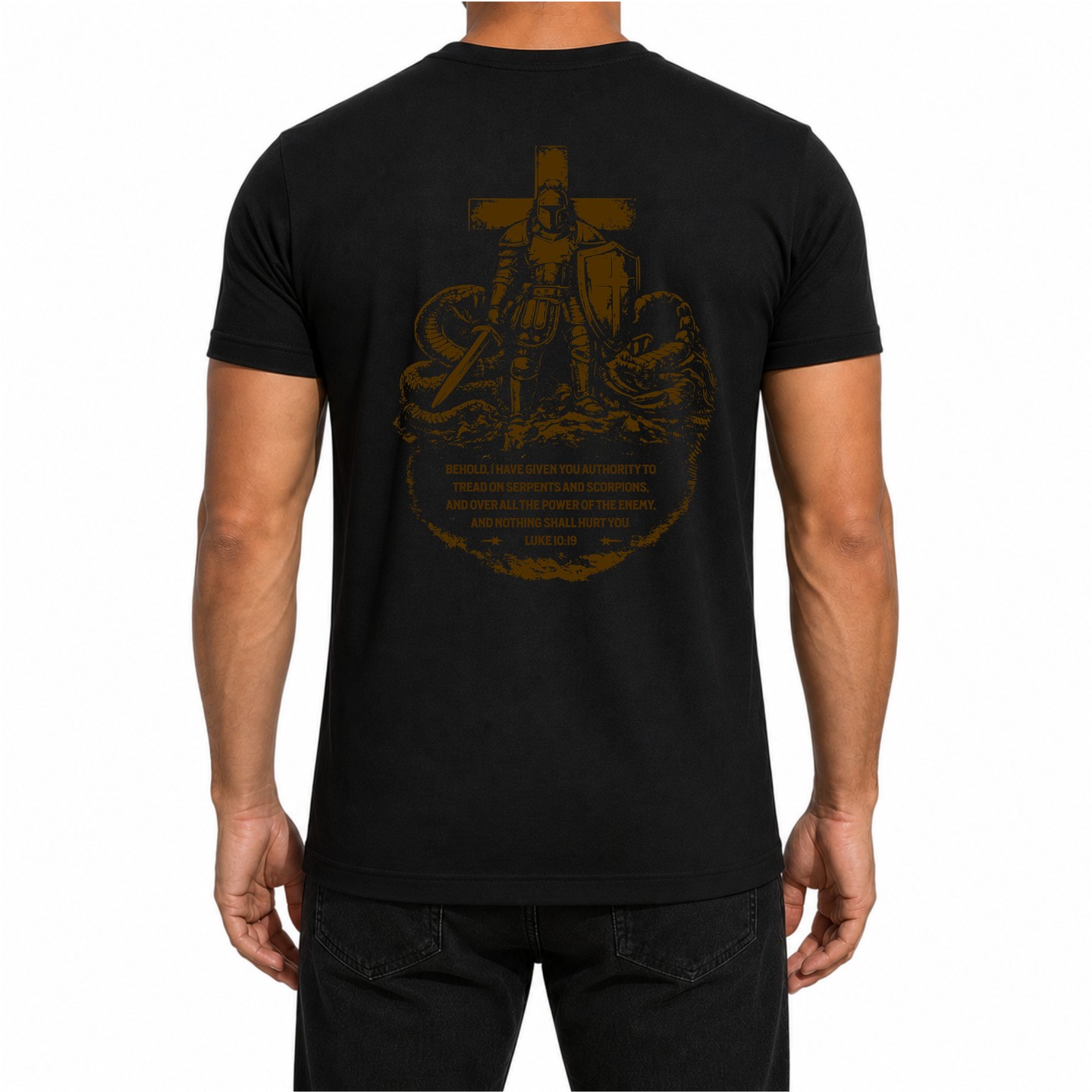 Morning coffee in hand, you catch your reflection and feel that quiet strength settle in.

The Full Armor of God shirt reminds you daily what you're standing for. Premium 100% cotton, fade-resistant screen printing that holds up through everything life throws your way. Shrink-resistant too—built to last as long as your faith.

Available in unisex sizes S-4XL in classic black.

https://ssdlr.shop/l/a34cb805

#ChristianApparel #FaithBased #ChristianShirts #JesusShirt #UnisexFashion