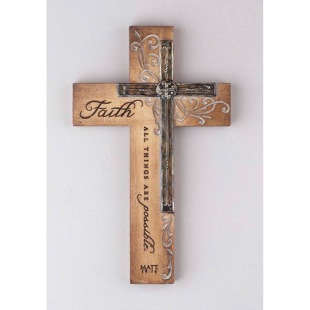 Your walls deserve a reminder that faith makes all things possible.

This stunning double wall cross features the powerful message "Faith - all things are possible" from Matthew 19:26. At 9" tall, it's the perfect size to inspire daily and spark meaningful conversations with guests. Look closely and you'll discover even more crosses hidden in the design—a beautiful detail that rewards a second glance.

https://ssdlr.shop/l/ada670f4

#ChristianHomeDecor #FaithDecor #WallCross #HomeInspo #BibleVerse