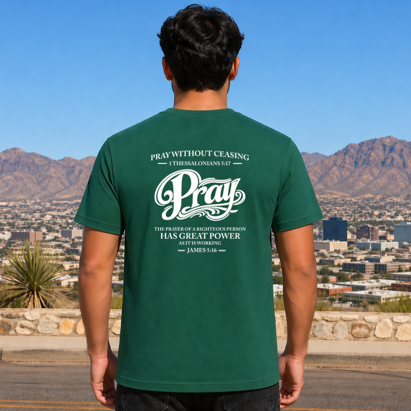 Morning coffee in hand, you slip on a shirt that speaks your faith without saying a word.

The Pray Green Christian Shirt combines comfort with conviction. Crafted from cotton and polyester, it's built to last—fade resistant and shrink resistant through countless washes. Clean white design, unisex sizing from S to 3XL.

Wear your beliefs. Own your style.

https://ssdlr.shop/l/93479e2b

#ChristianApparel #FaithBased #ChristianShirts #JesusShirt #UnisexFashion