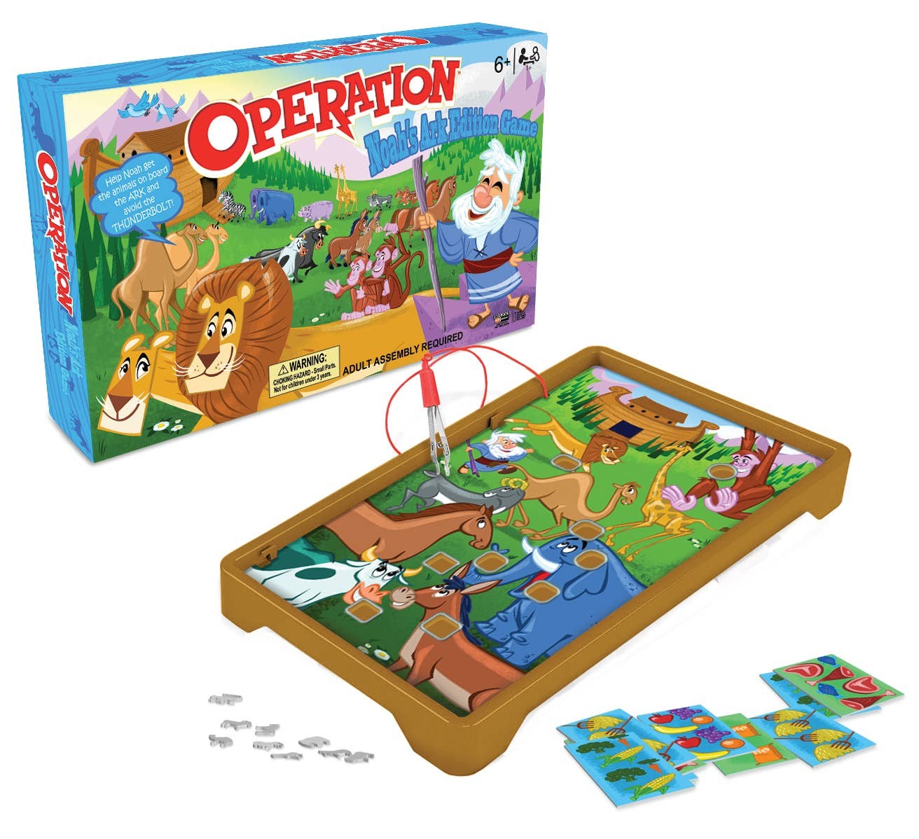 Your family game night just got a whole lot more fun.

Operation® Noah's Ark Edition brings the classic buzzer game to life with a biblical twist. Help Noah rescue the animals and get them safely on the ark—but steady hands are a must. One wrong move triggers the thunderbolt.

Perfect for ages 6 and up. Play solo or with friends and family.

https://ssdlr.shop/l/29b91348

#OperationGame #FamilyGameNight #ChristianGames #KidsGames #GameNightFun