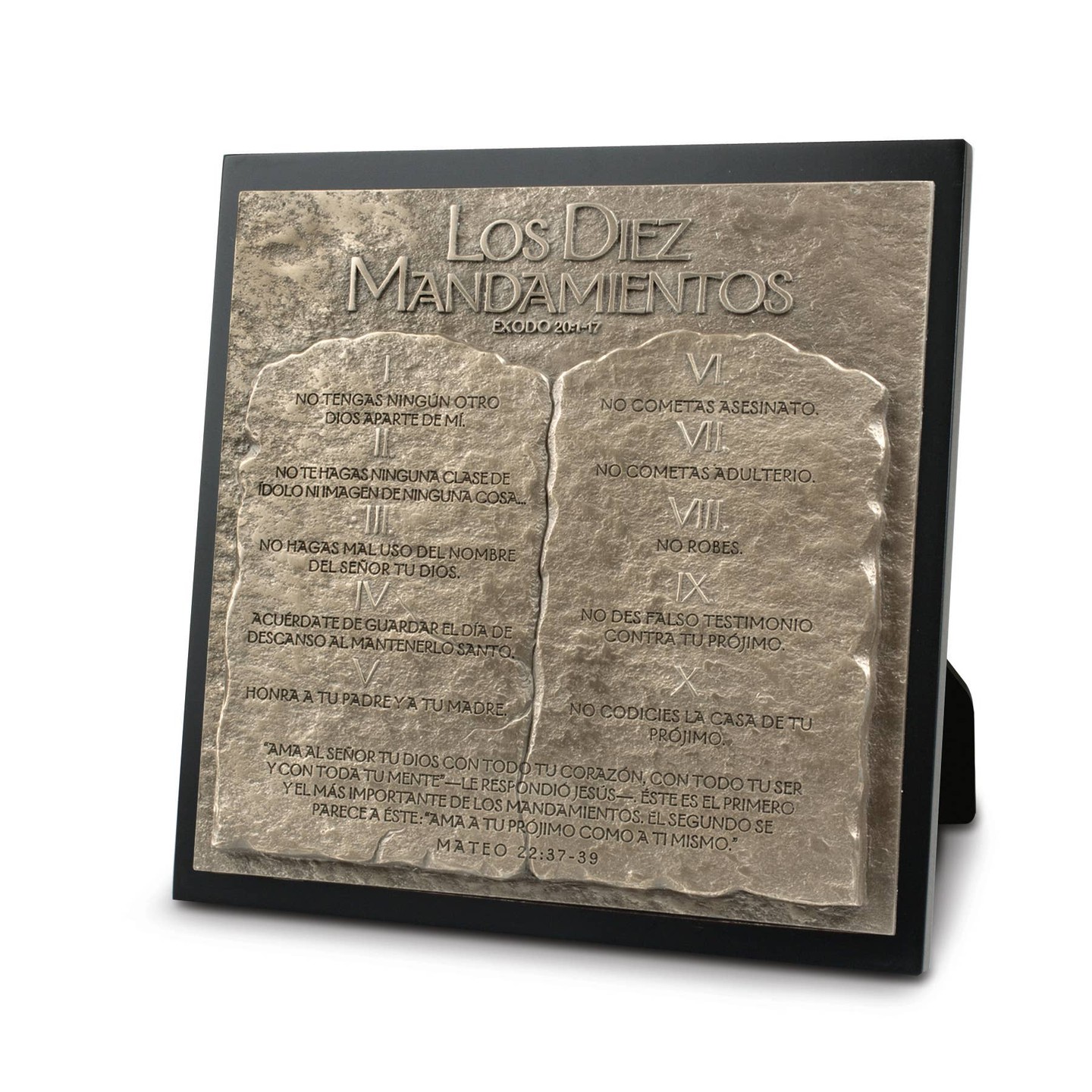 3D metallic sculpture that brings spiritual meaning into your home.

This stunning plaque depicts Los Diez Mandamientos—a powerful reminder of God's love and guidance. Perfect for creating a sacred space that reflects your faith and values.

https://ssdlr.shop/l/010d1dfb

#ChristianHomeDecor #FaithDecor #SpiritualGifts #HomeBlessing