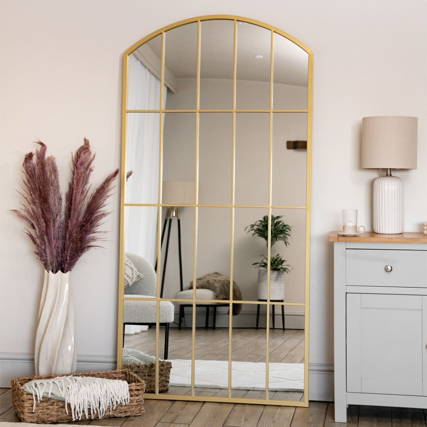 87% of interior designers recommend mirrors to instantly transform small spaces into rooms that feel twice as large.

Meet the Tomi—a stunning 180cm arched window mirror that floods your home with light and creates that coveted open, airy vibe.

The elegant gold metal frame with hand-welded joints adds undeniable sophistication to any room. Whether your style is modern, eclectic, or timeless, this beauty fits right in.

Available now for £339.95 at https://jobuhome.com/products/tomi-full-length-gold-metal-arched-lattice-window-mirror-180cm-x

Transform your space today.

#ArchivedWindowMirror #HomeDecor #MirrorDesign #InteriorStyle #JōbūHome