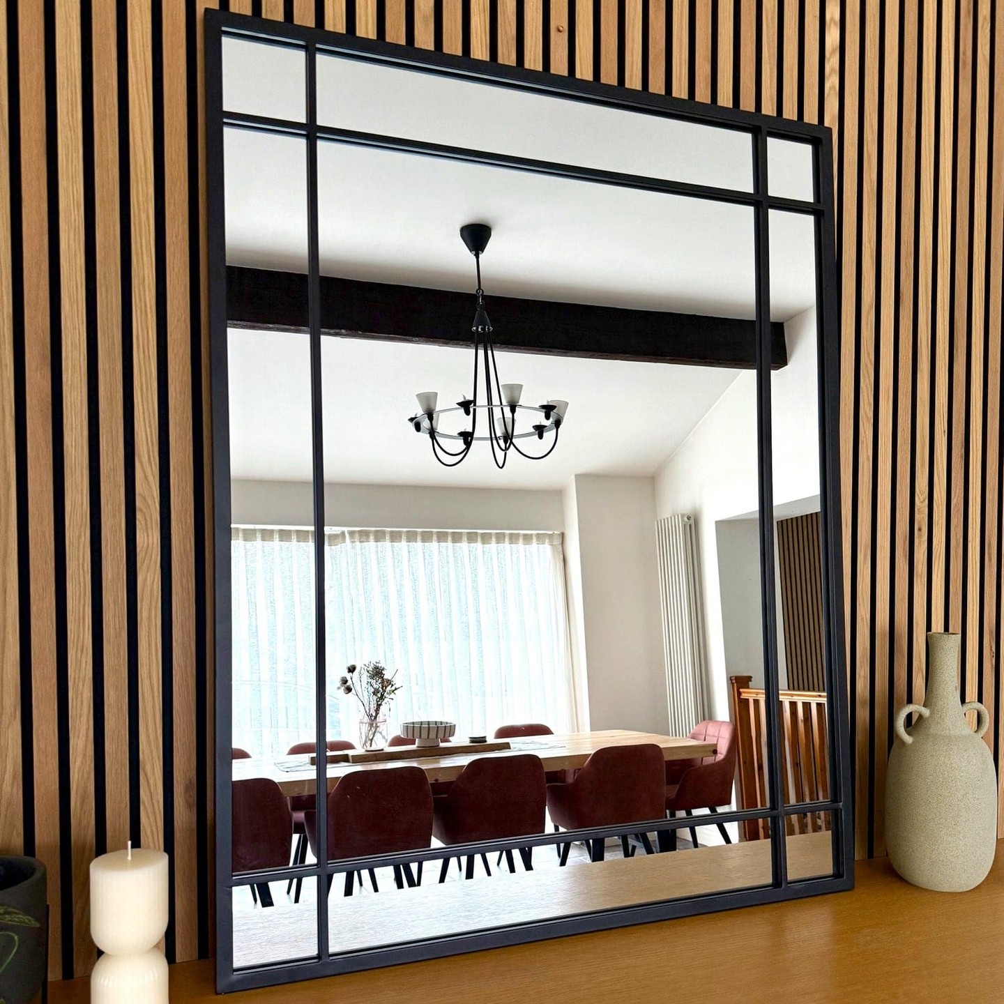 Want to transform a boring wall into a modern focal point?

The Aimi Black Metal Rectangle Mirror does exactly that. Its sleek 95cm x 120cm frame brings instant sophistication to living rooms, bedrooms, or even commercial spaces.

That bold black metal finish? Perfect for creating high-contrast, contemporary vibes in any room.

Now at £185.95—the statement piece your space has been waiting for.

Shop now: https://jobuhome.com/products/aimi-black-metal-rectangle-window-mirror-95cm-x-120cm

#BlackMetalMirror #StatementMirror #ModernHome #InteriorDesign #HomeDecor