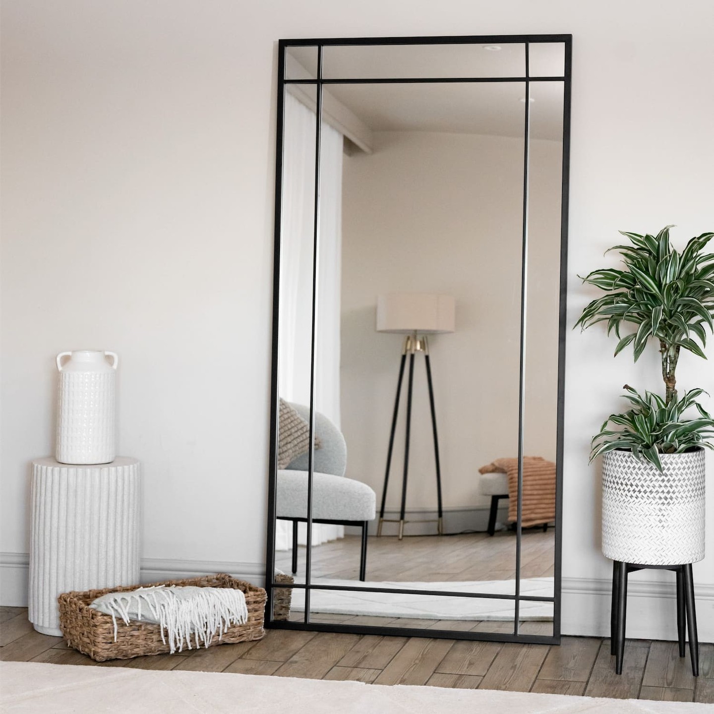 Your space deserves a mirror that does more than reflect—it transforms.

The Aimi Full-Length Black Metal Rectangle Mirror brings industrial edge and effortless elegance to any room. At 180cm x 90cm, it's the statement piece that makes smaller spaces feel bigger and brighter.

Hand-welded black metal frame. Modern windowpane design. Perfect leaning or wall-mounted.

Available now for £299.95

https://jobuhome.com/products/aimi-full-length-black-metal-rectangle-window-mirror-180cm-x-90cm

#StatementMirror #InteriorDesign #HomeDecor #ModernStyle #MirrorGoals