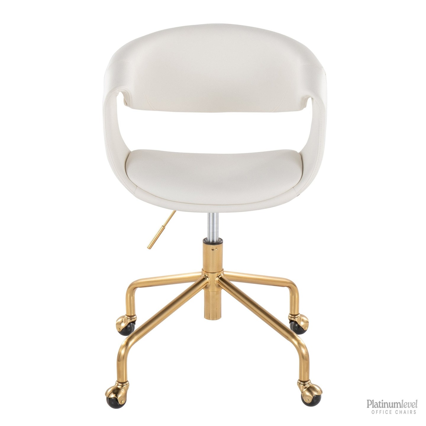 Boring office chairs are dead.

This white faux leather task chair with a gold swivel base transforms your workspace into something worth looking at. The padded seat keeps you comfortable through long work sessions, while the adjustable height adapts to your desk perfectly. Easy-clean faux leather that actually holds up, paired with that warm gold base that feels way more intentional than standard chrome.

https://ssdlr.shop/l/0332d453

#OfficeChair #HomeOfficeStyle #TaskChair #ContemporaryDesign #WorkspaceGoals