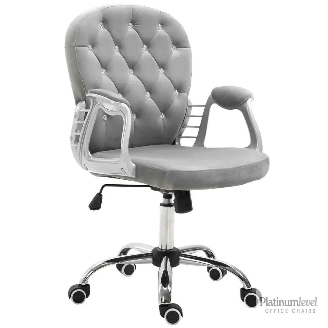 84% of your workday happens in your chair—make it count.

Soft grey velvet meets button tufted design in a chair that actually feels like a lounge. Adjustable height, smooth 360° swivel, and low-pile velvet that resists crushing means comfort that lasts all day.

Your workspace just got an upgrade.

Available now for $196.99

https://ssdlr.shop/l/1007d291

#VelvetOfficeChair #TuftedDesign #HomeOfficeVibes #OfficeChairGoals #ComfyWorkspace