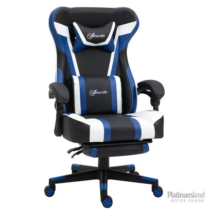 2 PM, your back finally thanks you for sitting down.

That racing-inspired design? Just the bonus. What really matters is how the high-back frame, lumbar cushion, and headrest pillow cradle you through long sessions—whether you're gaming, working, or just needing a solid place to relax.

Recline up to 130 degrees. Pop out the footrest. Adjust the height to match your desk perfectly. Everything's built so you can shift position without shifting chairs.

Blue, black and white faux-leather. Foam padding that actually feels supportive. Smooth 360-degree swivel and rolling casters that glide wherever you need.

Available now for $260.99.

https://ssdlr.shop/l/b1e45b3c

#ErgonomicGamingChair #GamingSetup #OfficeChair #ComfortMatters #HomeOffice