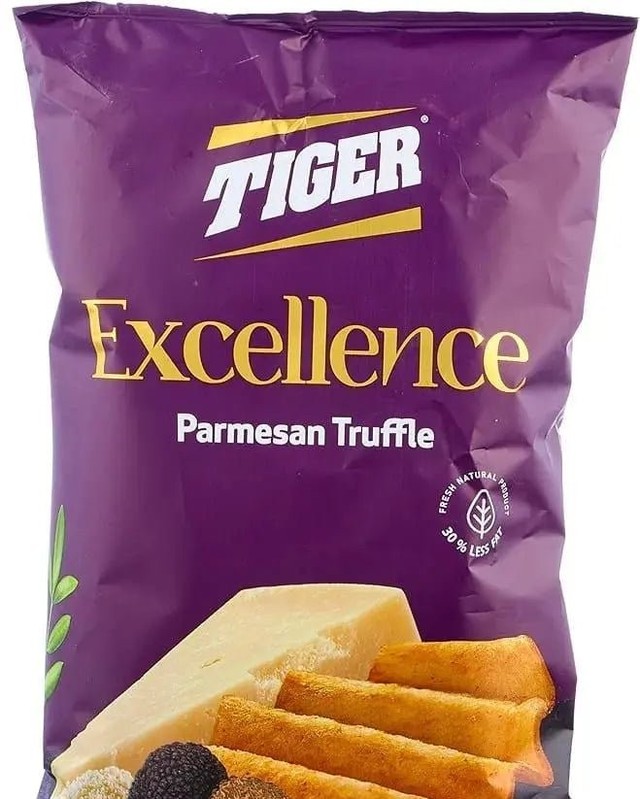 Crispy golden chips hitting the plate, and suddenly dinner feels like something special.

Tiger Excellence Parmesan Truffle transforms snack time into a gourmet moment. That rich, savory blend of parmesan and truffle elevates every bite—no ordinary chip experience here.

Only for €7,00 per box. Premium taste without the premium price tag.

Grab yours at 

#ParmesanTruffle #PremiumChips #GourmetSnacks #TigerExcellence #FoodieDelight