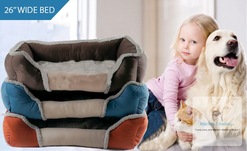 Better sleep means a happier pet—and this bed delivers both.

The Soft Touch All-Season Pet Bed wraps your furry friend in premium micro-suede and soft corduroy, with a plush cushion that's reversible and removable for easy cleaning. The non-slip base keeps it stable on any floor, while the bolster design gives them that perfect cozy nest feeling year-round.

#PetBedEssentials #CozyPets #WashablePetBed #HappyPets #PetComfort