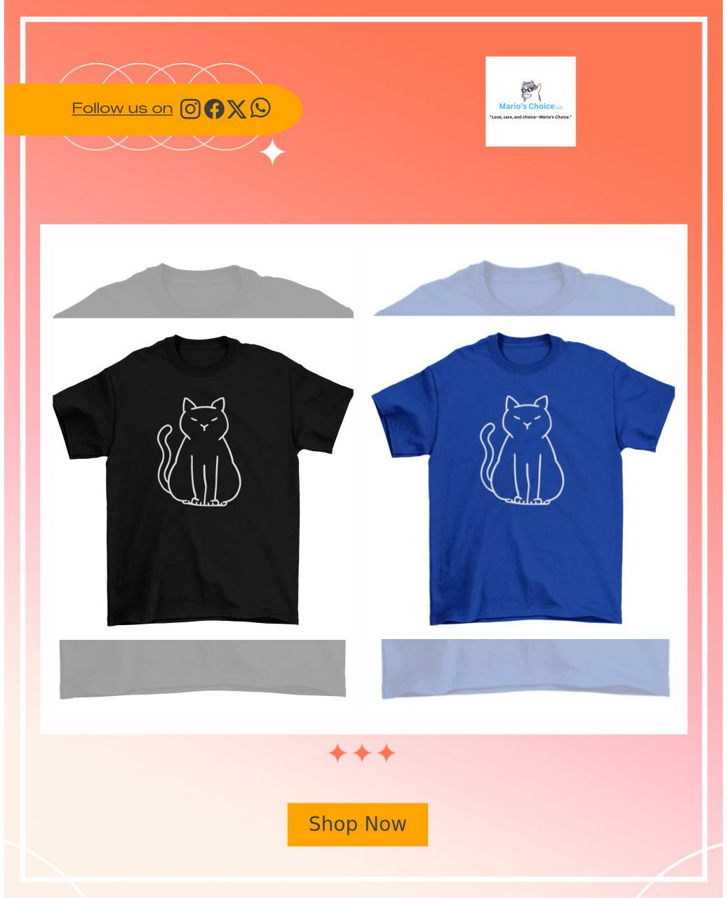 Ever met a cat that doesn't know they're royalty? 🐱👑

Introducing our Minimalist Cat Lover T-Shirt! This funny graphic tee effortlessly combines style with comfort, making it the purr-fect addition to your pet-loving wardrobe. Soft and breathable, it's designed to celebrate your furry friends while keeping you cool during playdates or just lounging at home. Show off your love with a sleek design that's as relatable as your cat's antics! 😸💕

So, why wear just any tee when you can flaunt your feline fondness? Grab yours for just $24.95! 🛍️💖 

#CatLover #GraphicTee #FunnyShirts #PetOwnerLife #CatMom #CatDad #MinimalistFashion #ApparelForPetLovers #FelineFashion #ComfortWear
