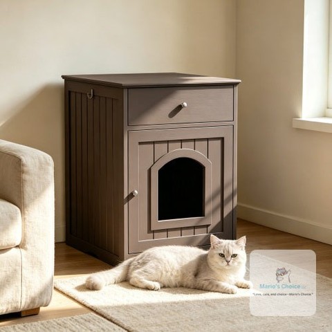Furniture that works as hard as your cat does.

Give your feline friend a cozy hideaway while gaining extra storage and tabletop space. This compact cat house blends seamlessly into any room—perfect beside your bed, sofa, or reading chair.

#CatFurniture #PetHouse #SmallSpaceLiving #CatRetreat #HomeDecor