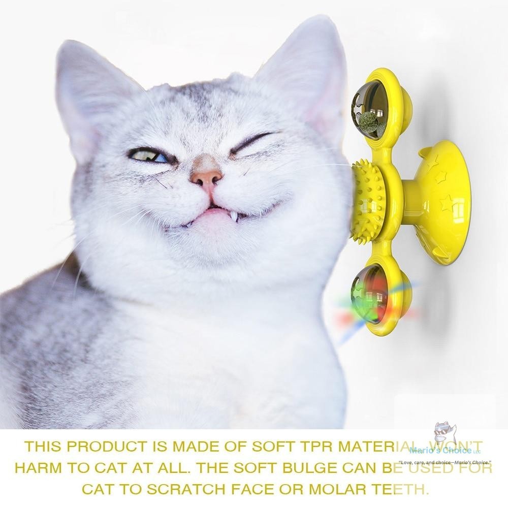 Cats need movement to stay happy and healthy.

This spinning toy keeps them entertained for hours while they exercise indoors. The strong suction base sticks anywhere, and you can fill it with LED balls, bells, or catnip for endless variety. Plus, the textured design helps keep their teeth clean while they play.

#CatToy #InteractivePets #IndoorCatLife #CatExercise #PetEnrichment