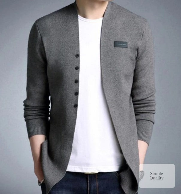 Looking for the perfect blend of style and comfort? 

Our Men's Slim Fit Cardigan is designed for the modern man who values both fashion and ease. Made from a soft cotton blend, it’s perfect for layering and enhances any casual look. 

Available in classic gray or black, it's a wardrobe essential. 

https://simplequality.org/products/mens-slim-fit-cardigan-with-button-design 

#MensFashion #Cardigan #StreetStyle #FashionEssentials #ComfortWear