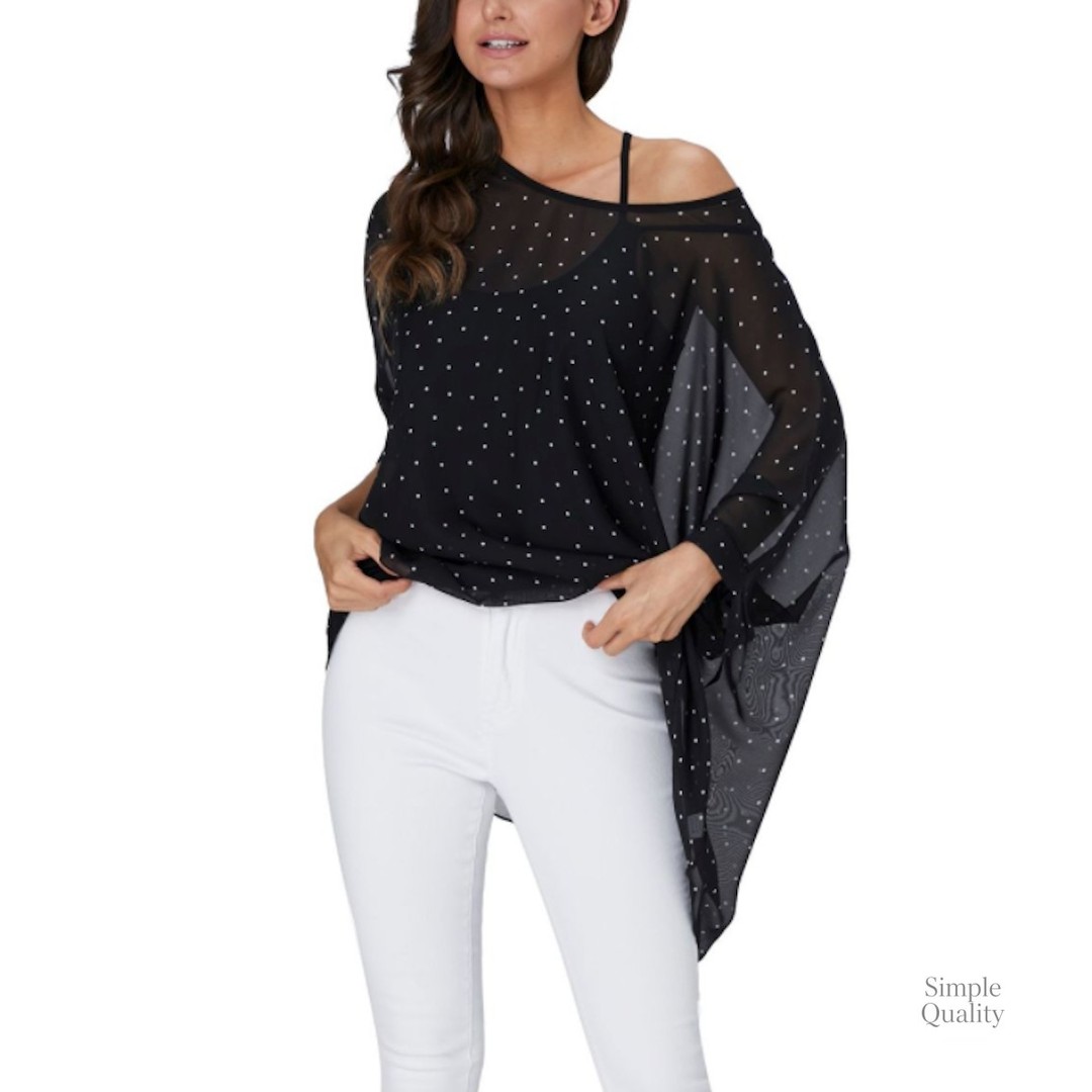 Polkadots are back in style, and this tunic is your go-to for effortless summer chic! 

Crafted from lightweight chiffon, it offers a loose fit that keeps you cool and comfortable. Perfect for beach days or casual outings, it’s a versatile addition to your wardrobe. 

https://simplequality.org/products/womens-polkadot-chiffon-tunic-top

#SummerFashion #WomensWear #ChiffonTop #BeachStyle #CasualOutfit