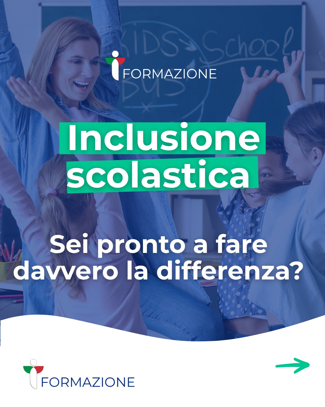 👩‍🏫 Sempre più studenti hanno bisogno di una scuola davvero inclusiva.
E servono docenti formati, consapevoli, preparati.

Con il nostro Master in area BES e inclusione:

✅ studi online
✅ ottieni un titolo riconosciuto dal MIM
✅ aumenti il punteggio GPS

✉️ Scrivici e ti aiutiamo a trovare il percorso giusto per te.

#masterinclusione #docenti #formazionedocenti #inclusionedidattica 
#bes #scuolainclusiva #gps2025 #concorsodocenti #titoloMIM 
#itformazione #educazionespeciale