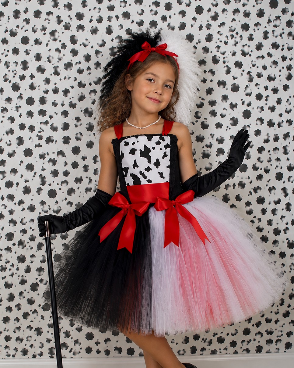 Villain energy meets twirl-worthy magic with this spotted sensation. The Diva of Dots Tutu Dress Set is pure glamour—black-and-white spotted bodice, fluffy pink and black tutu, red bow accents, and statement accessories all in one fabulous set.

Perfect for Halloween, parties, photoshoots, and endless imaginative adventures.

https://ssdlr.shop/l/bf122bce

#DivaOfDots #TutuDress #VillainCostume #DressUpMagic #LittleFashionIcon