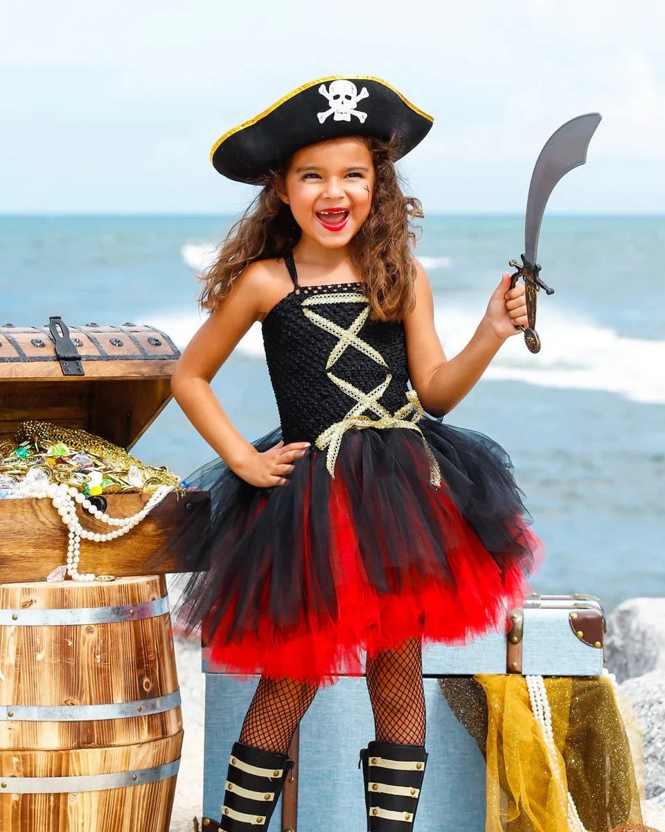 Your little adventurer deserves a costume that makes her feel like the fearless captain of her own story.

The Scarlet Seas Pirate Princess Dress Set brings swashbuckling magic to life with a stunning red and black tutu dress, cape, and hat—everything needed for birthday parties, Halloween, photoshoots, or imaginative play. She'll twirl from treasure hunts to costume contests feeling brave, sparkly, and completely magical.

Complete costume set ready for adventure. Available now for $44.99.

Shop the look: https://ssdlr.shop/l/92b9ac08

#PiratePrincessCostume #GirlsCostume #DressUpMagic #PirateParty #BoutiqueCostume