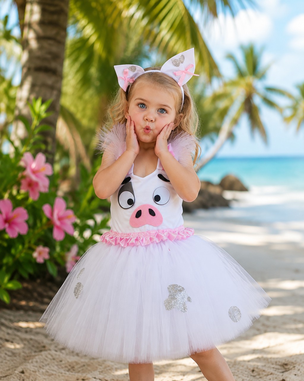 Your little one deserves a dress-up moment that feels truly magical.

Pua's Island Adventure Tutu Dress & Headband Set brings tropical dreams to life with a charming pink and white tutu, matching pig ear headband, and all the twirl-worthy details that make playtime unforgettable.

Perfect for birthday parties, Halloween, photoshoots, or everyday imaginative adventures. Watch her confidence bloom as she steps into character and lets the adventure begin.

Available now for $50.99 at https://ssdlr.shop/l/2048b867

#PuaCostume #IslandAdventure #TutuDressUp #GirlsCostume #DressUpMagic