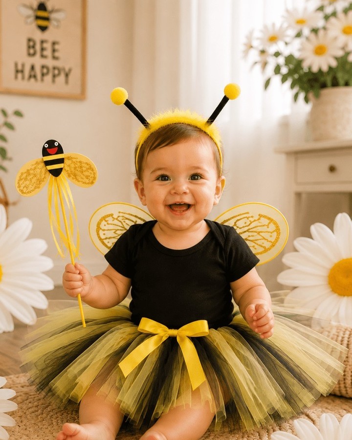 Your little one is about to become the sweetest bee in the garden. ✨🐝

This twirl-worthy tutu set has everything—wings, headband, wand, and that perfect golden-yellow tutu that's made for magical moments. Whether it's Halloween, a birthday adventure, or just Tuesday dress-up magic, she'll be buzzing with joy.

https://ssdlr.shop/l/a5585b4b

#BeeSweet #TutuMagic #DressUpAdventures #LittleDreamers #CostumeFun