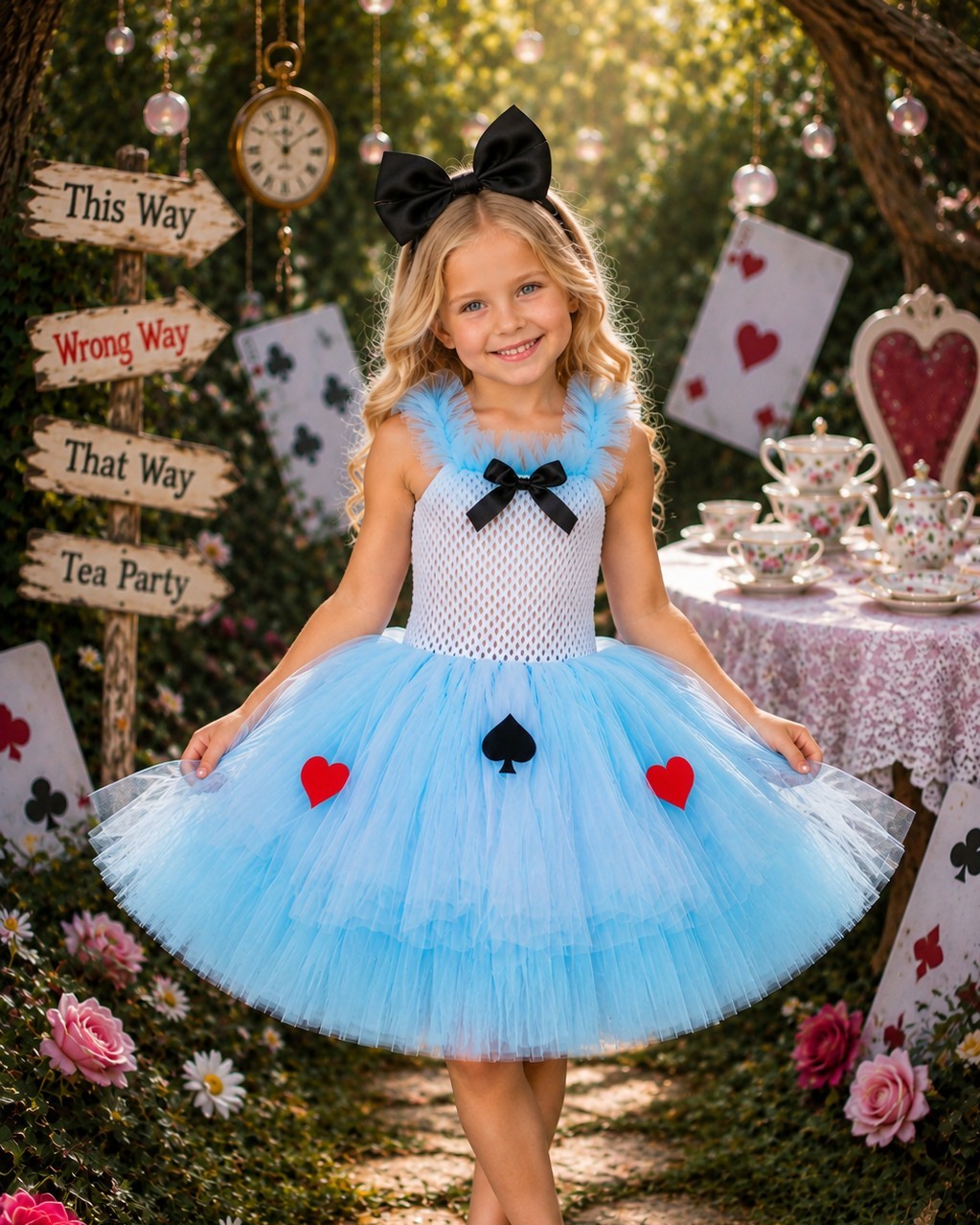 Magical dress-up moments start here. This Alice's Wonderland Tea Party set brings storybook dreams to life with a twirl-worthy tutu dress and matching bow headband—perfect for birthdays, tea parties, Halloween, or everyday imaginative adventures.

https://ssdlr.shop/l/c22b7bc7

#AliceInWonderland #DressUpMagic #TutuDress #GirlsCostume #Lolli&Lace